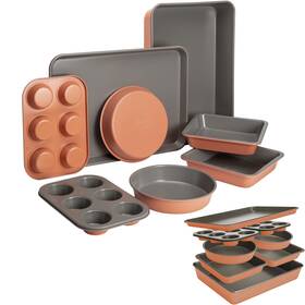 Goodful 741393000726 All-in-nonstick Bakeware Set Stackable And Space Saving Design Includes Roun Goodful 741393000726 All-in-nonstick Bakeware Set Stackable And Space Saving Design Includes Roun