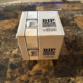 Gourmet Du Village 772291019541 Stoneware Dishes Bistro Collection Dip Chiller