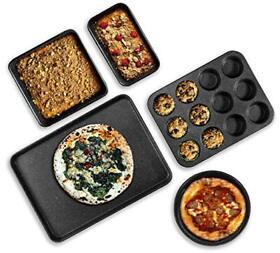 Granite Stone Pro 5 Piece Bakeware Set 0.8mm Gauge Durable Nonstick Surface