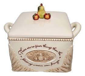 Grasslands Road 048419353263 Square Covered Dish With Handles 2 Quart Casserole Bakeware Cookware