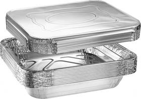 Green Direct 740450310501 Disposable Aluminum Foil Baking Pans With Lids - Half Size 9 X 13