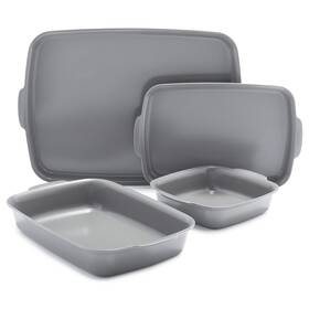 Greenpan 885837030242 Premiere Ovenware Healthy Ceramic Nonstick 4 Piece Bakeware Set Pfoa And Pfa