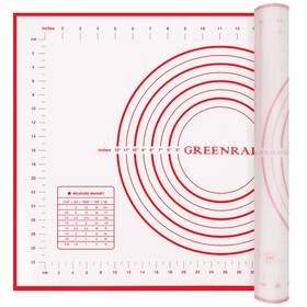 7539754672 Greenrain Large Silicone Pastry Mat Extra Thick Non Stick Baking With Measurement F