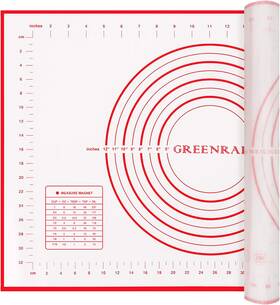 8541883751 Greenrain Large Silicone Pastry Mat Extra Thick Non Stick Baking With Measurement Fond