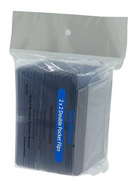 954282 Guardhouse 2 X Double-pocket Unplasticized Coin Flips Pack Of 100 With Paper Inserts F