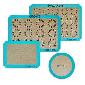 S060-11 Guy.dre.mat New Guydremat 4 Pack Silicone Baking Set Non-stick Food Grade Reusable 2pcs S060-11 Guy.dre.mat New Guydremat 4 Pack Silicone Baking Set Non-stick Food Grade Reusable 2pcs