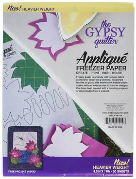 Tgqfp811h Gypsy Quilter 743285010202 Freezer Paper 8 1/2 Inch X 11 Heavy Weight