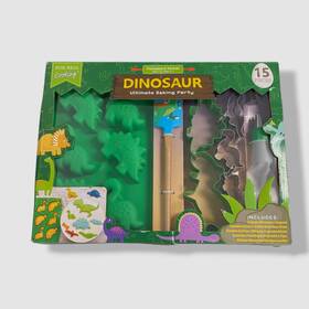 Handstand Kitchen 850004981382 Ultimate Dinosaur 14-piece Baking Party Set