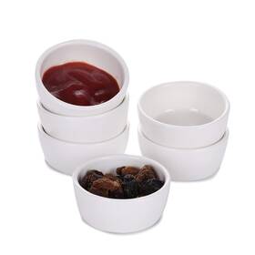 Ramekins1.5oz Haotop Mini Porcelain Ramekins 1.5 Oz Set Of 6small Ceramics Souffle Dish 45m
