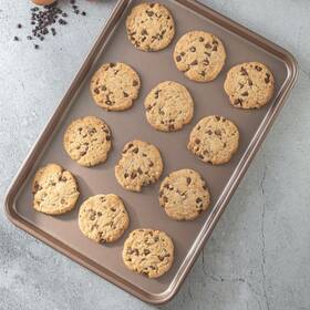 Happiels 014415434439 Nonstick Non-toxic 18-inch Half Baking Sheet 2-pack Premium Extra Happiels 014415434439 Nonstick Non-toxic 18-inch Half Baking Sheet 2-pack Premium Extra