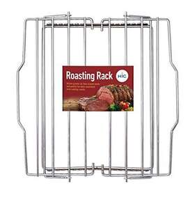 43182 Harold Imports Baking Broiling Roasting Racks Adjustable Chrome Plated Steel Wire