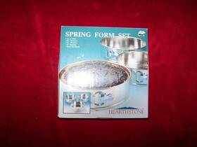 Hearthstone 797063205038 Nib 3 Piece Spring Form Pan Bake Set 8 1/2 Inch 9 And 10 New In Box