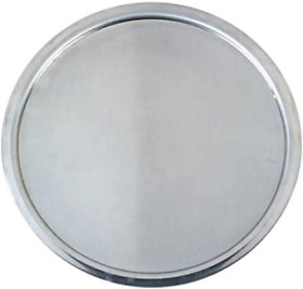 Heavy Duty Stainless Steel Pizza Pan Non Stick Wide Rim 16 In Oven Standard New
