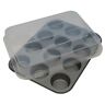 Hefkaai2yr General Cup Cupcake Pan With Lid Baking Pastry Tools Gadgets