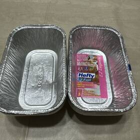 Z93822 Hefty Ez Elegance Foil Loaf Pans 10 Pieces 3x5 Inch 18