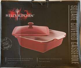 Hells Kitchen 849808029628 Square Covered Casserole