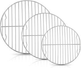 Herogo 313033739725 Round Baking Rack Set Of 3 10.6 Inch And 9 7.6 Stainless Steel Cooling Co