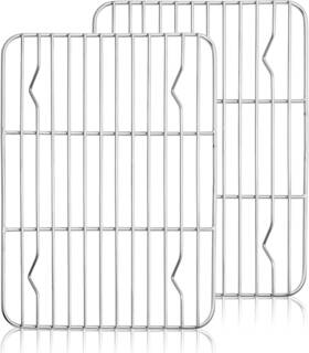 Herogo 711181938777 Mini Cooling Rack Set Of 2 Stainless Steel 8.6 Inch X 6.3 Small Baking