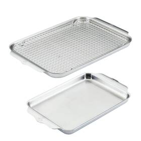 Hestan 051153486548 - Ovenbond Collection Stainless Steel Baking Sheet Set 3-piece