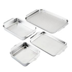 Hestan 051153486555 Ovenbond Collection - Stainless Steel Baking Sheet Set 5-piece