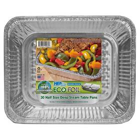404609 Hfa Half Size Deep Table Steam Pan Metallic