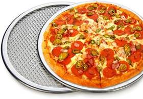 Hglukgo 735483264426 Pizza Pan Of 2 Piece Seamless Rim Aluminium Mesh Screen Baking Tr Hglukgo 735483264426 Pizza Pan Of 2 Piece Seamless Rim Aluminium Mesh Screen Baking Tr