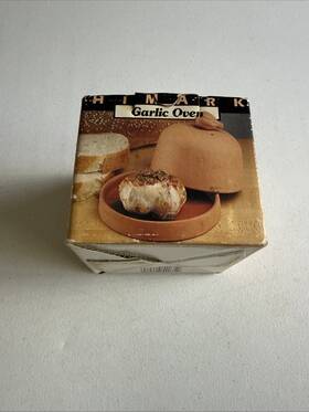 Himark 049426540752 Vintage Terra Cotta Domed Whole Garlic Oven Baker Butter Spreader Himark 049426540752 Vintage Terra Cotta Domed Whole Garlic Oven Baker Butter Spreader