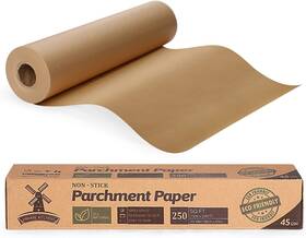 M9-e300 Hiware Unbleached 15 X 200 Ft Parchment Baking Paper Roll - 250 Sq.ft