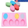 Hjw2345151 Unbranded Oval Soap Mold Silicone Chocolate Mould Tray 6212798512809