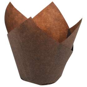 611101 Hoffmaster Small 3-4 Oz. Chocolate Tulip Cups - 2500 / Cs 611101 Hoffmaster Small 3-4 Oz. Chocolate Tulip Cups - 2500 / Cs