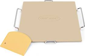 Homepro 445005073025 Unicook 12 Inch Square Pizza Stone For Oven And Grill Baking Bre