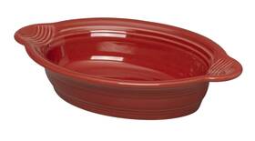 Homer Laughlin 042648023218 Fiesta 9 Inch By 5 Individual Oval Casserole Scarlet