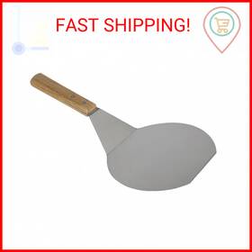 Homi Styles 684357997376 Extra-large Stainless Steel Wide Spatula Turner Strong Wooden Handle - Dishwashe Homi Styles 684357997376 Extra-large Stainless Steel Wide Spatula Turner Strong Wooden Handle - Dishwashe