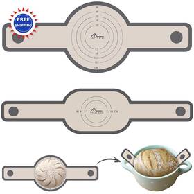 Gjd-gt02 Hotec Silicone Bread Sling For Dutch Oven 2 Pack Non Stick Baking Mat