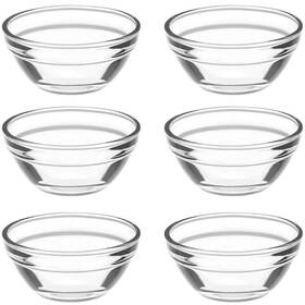 Cn1722520rn9b6t2 Housoutil 6 Pcs Clear Dessert Bowls Candy Bowl Cups Glass Bozai Cake