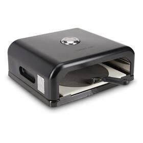 Hungry Chef 195893579105 Pizza Oven Maker For Outdoor Grill Stone Black