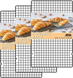 Hunnycook 744759364173 15.8 Inch 9.8 Cooling Rack 3p Stainless Steel Baking Oven Safe Racks