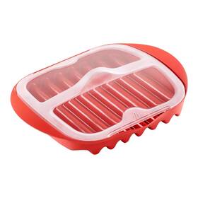 22423128 Iayokocc Microwave Bacon Tray With Splatter Lid Rack Easy Maker