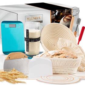 Illumive 850049591218 Sourdough Starter Kit Inclusive Bread Baking Supplies. S