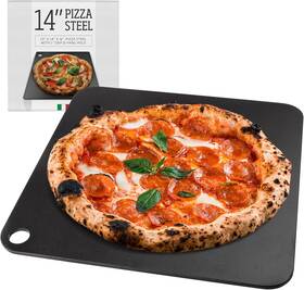 Impresa 711181752106 Steel Pizza Stone For Oven Professional Baking Made From Solid Stee Impresa 711181752106 Steel Pizza Stone For Oven Professional Baking Made From Solid Stee