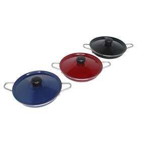 Imusa 094046857261 6 Inch Egg Pan Casserole With Lid And Bakelite Side Handle In Assorted Cookware Imusa 094046857261 6 Inch Egg Pan Casserole With Lid And Bakelite Side Handle In Assorted Cookware