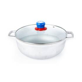 Imusa 702073801395 3.7 Quart Boricua Cast Aluminum Caldero With Glass Lid Imusa 702073801395 3.7 Quart Boricua Cast Aluminum Caldero With Glass Lid
