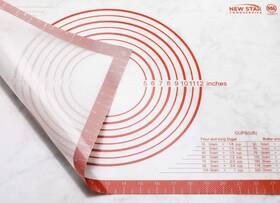 1029017 Inc. New Star Non-slip Silicone Pastry Mat Extra Large With Measurements 1029017 Inc. New Star Non-slip Silicone Pastry Mat Extra Large With Measurements