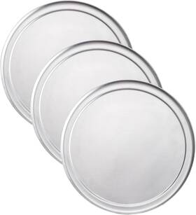 Tp15  Inc. Tp Series 18-gauge Aluminum Standard Weight Wide Rim Pizza Pan 15-inch Sil
