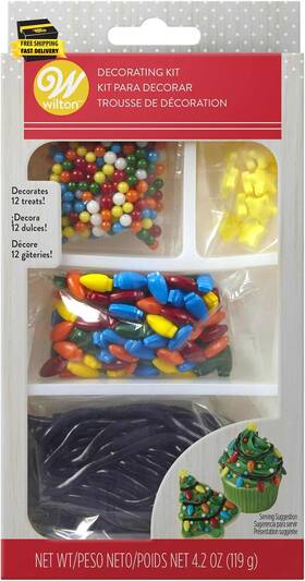 2104-6845 Industries Inc Food Items Icing Decoration Kit Xmas Tree Us One Size Multicolor 2104-6845 Industries Inc Food Items Icing Decoration Kit Xmas Tree Us One Size Multicolor