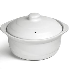 Ifsg-34w Infione Ceramic Pots Casserole Soup Bowl With Lid Cookware Stockpot Rice