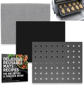 Infraovens 711181468557 Reusable Liners For Toaster Oven Air Fryer 9 X 11 Accessories Compatible Infraovens 711181468557 Reusable Liners For Toaster Oven Air Fryer 9 X 11 Accessories Compatible