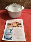 J7458 Luminarc Robin Shea Casserole Glass Lid Quart White 883314446623