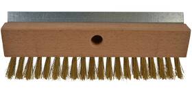 4004 Janico 814473011032 Bristles Pizza Oven Stone Brush Includes Rust Proof Steel Scraper