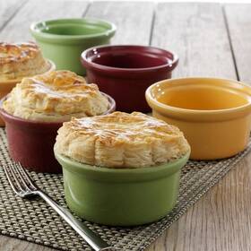 Jean Patrique 060619850644 Mini Ramekins Set Of 6 Creme Brulee Oz - Small Baking Dish Oven Safe